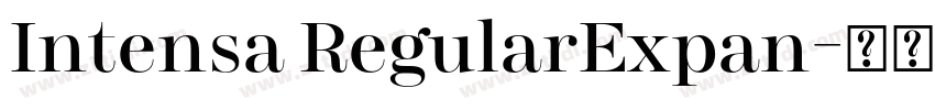 Intensa RegularExpan字体转换
